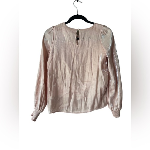 Hayden Light Pink Shimmer Blouse - Picture 5 of 5
